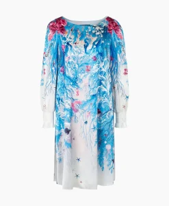 Bruiloftskleding^Marccain Collectie Jurk Wc 21.69 W89 Aqua