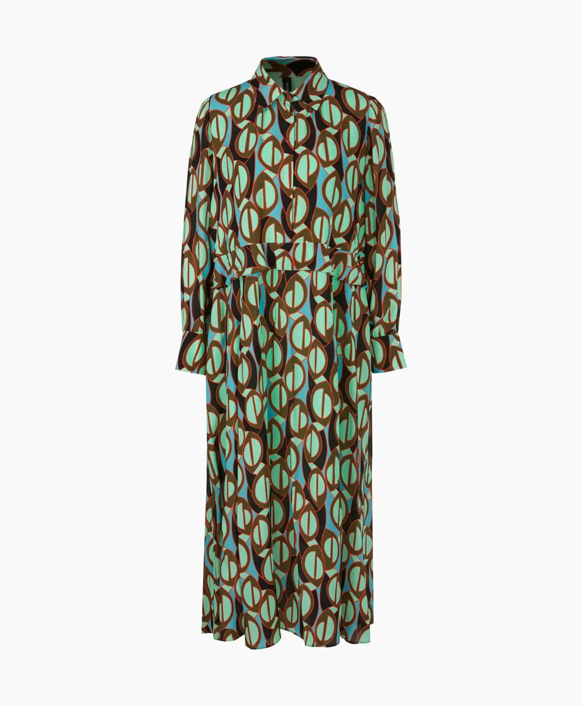 Bruiloftskleding^Marccain Collectie Jurk Wc 21.43 W04 Groen