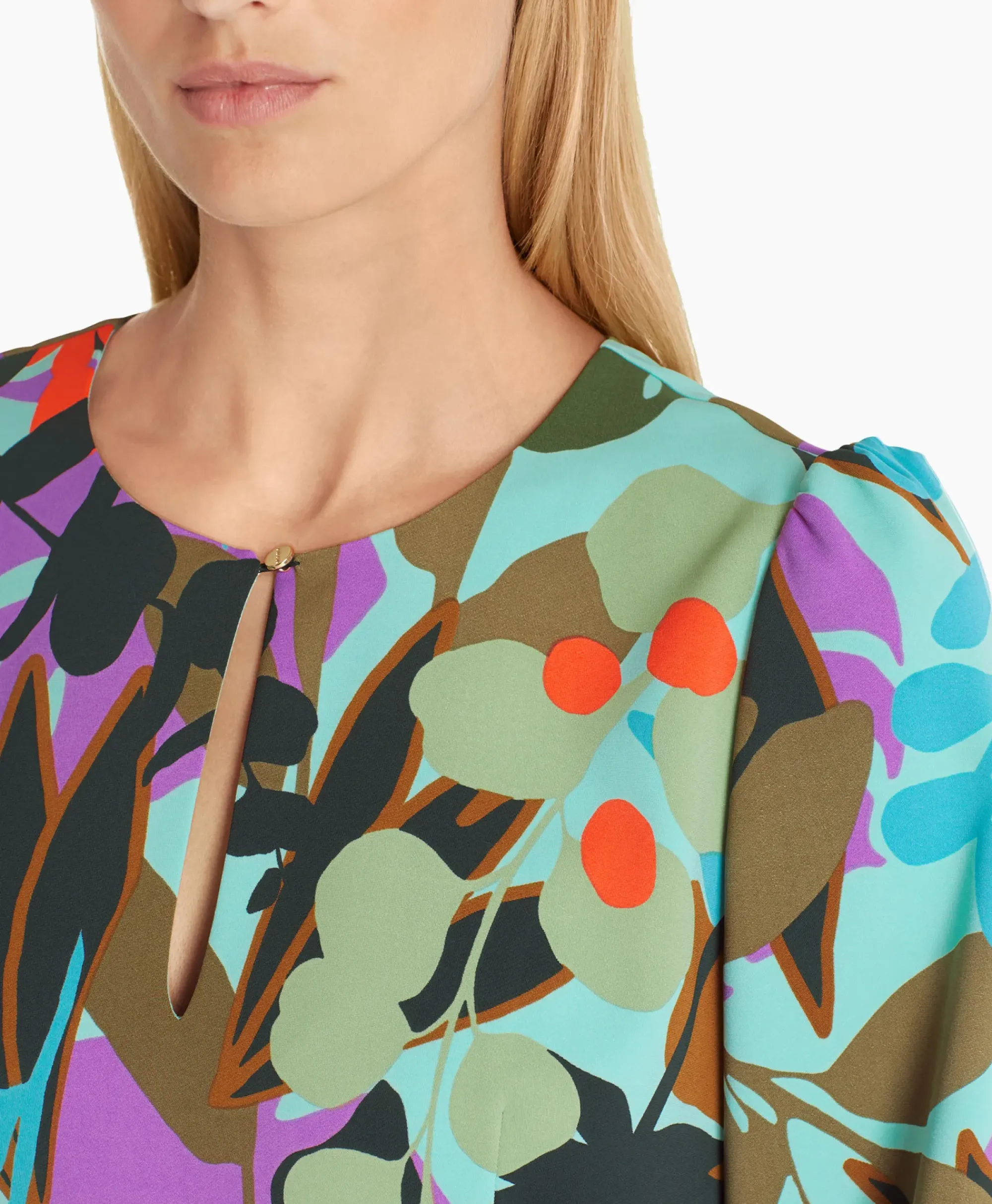 Bruiloftskleding^Marccain Collectie Jurk Wc 21.06 W02 Groen