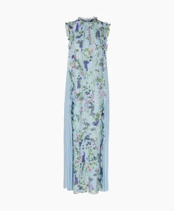 Bruiloftskleding^Marccain Collectie Jurk Wc 21.24 W25 Licht Blauw