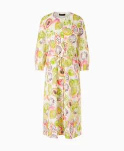 Bruiloftskleding^Marccain Collectie Jurk Wc 21.26 W27 Midden Geel