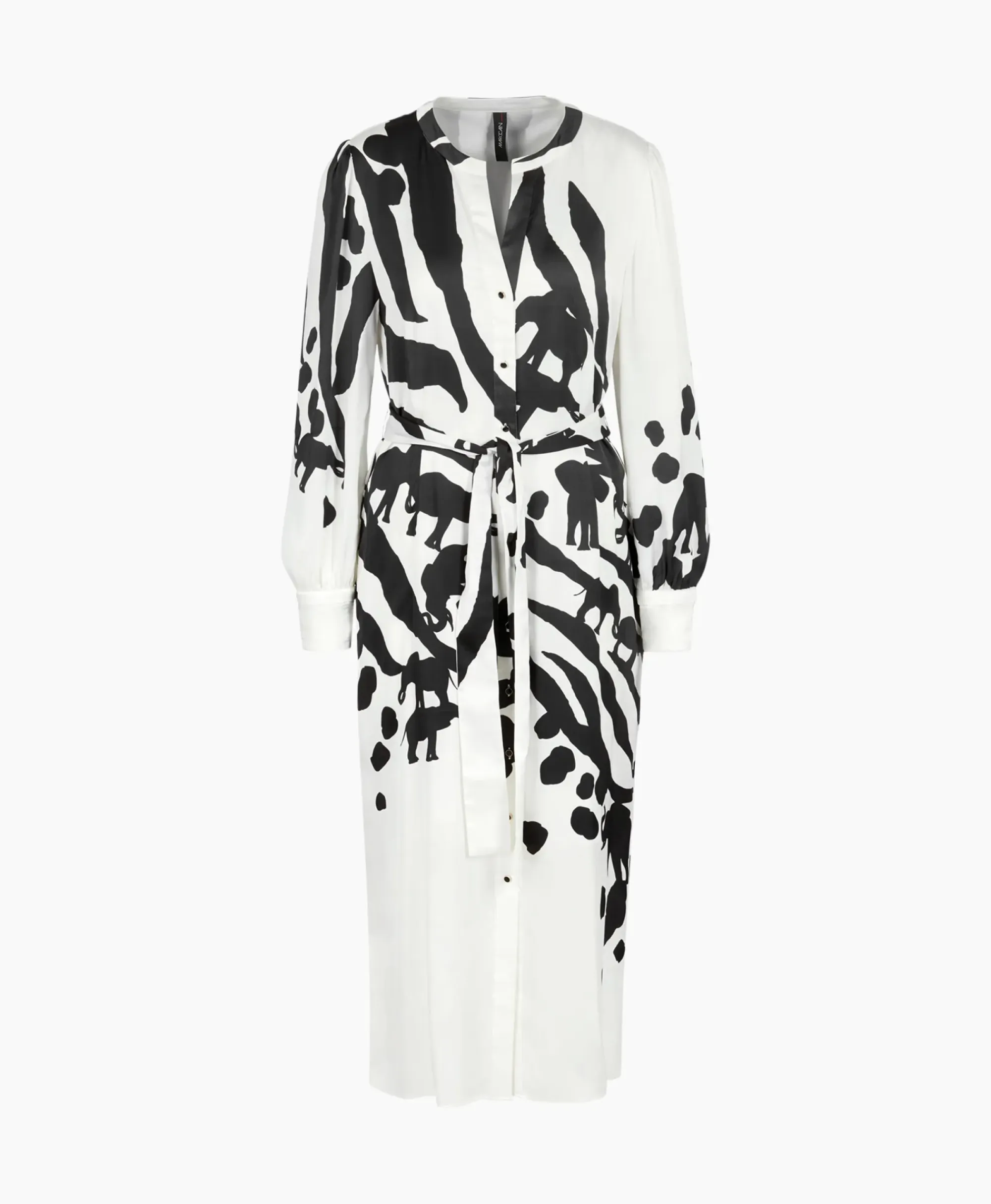Bruiloftskleding^Marccain Collectie Jurk Wc 21.05 W14 Print + 2 Kleurig