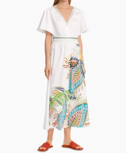 Bruiloftskleding^Marccain Collectie Jurk Wc 21.51 W64 Wit
