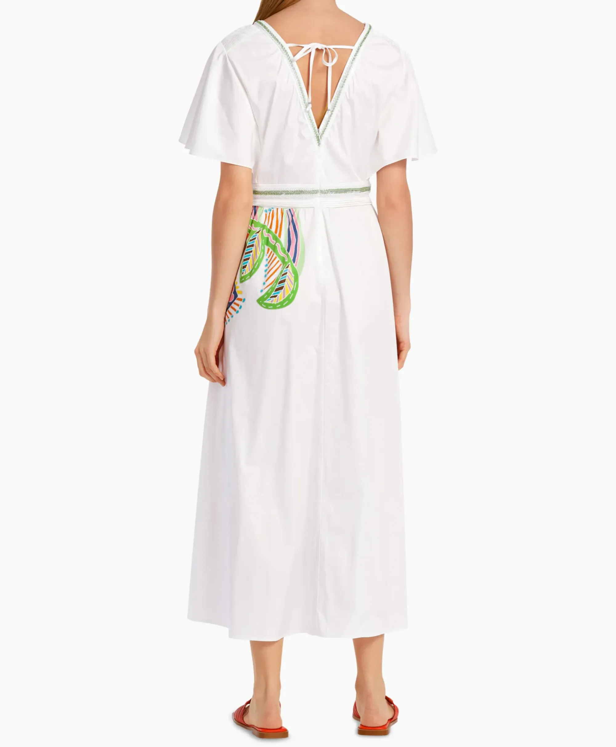 Bruiloftskleding^Marccain Collectie Jurk Wc 21.51 W64 Wit