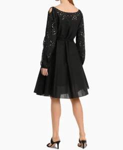 Bruiloftskleding^Marccain Collectie Jurk Wc 21.58 W68 Zwart