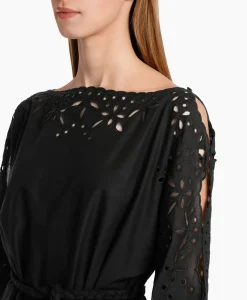 Bruiloftskleding^Marccain Collectie Jurk Wc 21.58 W68 Zwart