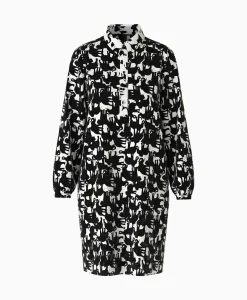 Bruiloftskleding^Marccain Collectie Jurk Wc 21.19 W13 Zwart