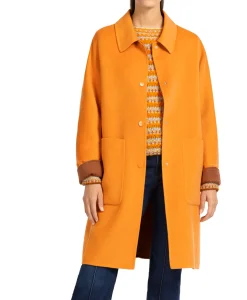 Jassen^Marccain Collectie Mantel Uc 11.05 W32 Peach