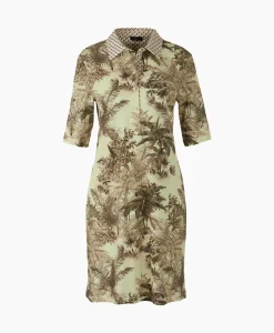 Bruiloftskleding^Marccain Collectie Mini Jurk Uc 21.26 J22 Donker Groen