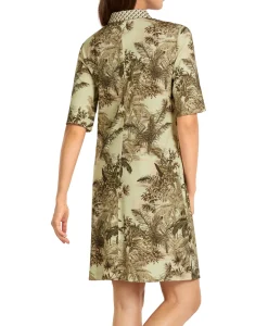 Bruiloftskleding^Marccain Collectie Mini Jurk Uc 21.26 J22 Donker Groen