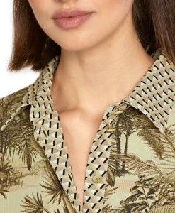 Bruiloftskleding^Marccain Collectie Mini Jurk Uc 21.26 J22 Donker Groen