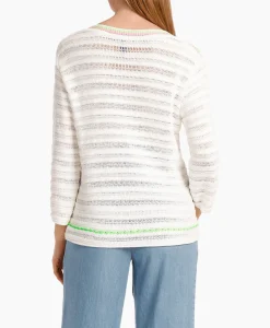 T-Shirts & Tops^Marccain Collectie Pullover Wc 41.45 M46 Off White