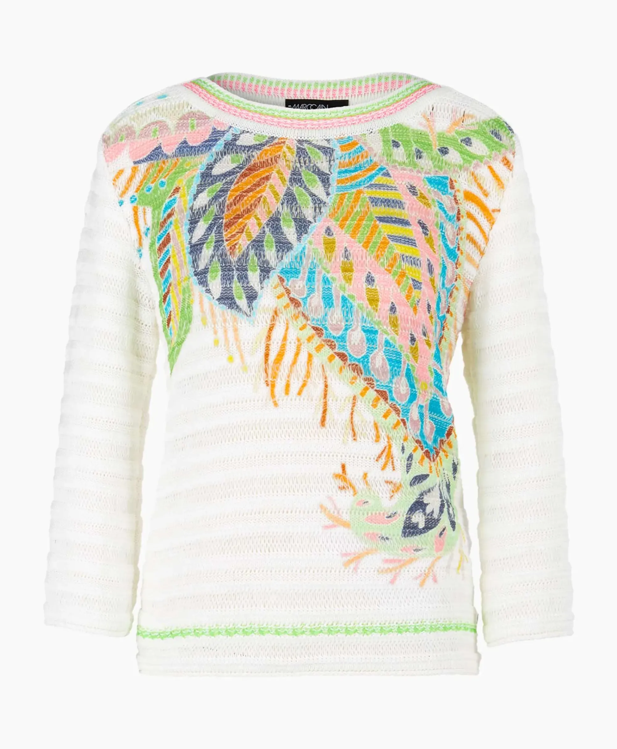T-Shirts & Tops^Marccain Collectie Pullover Wc 41.45 M46 Off White