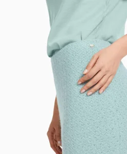 Rokken^Marccain Collectie Rok Vc 71.01 M02 Licht Blauw