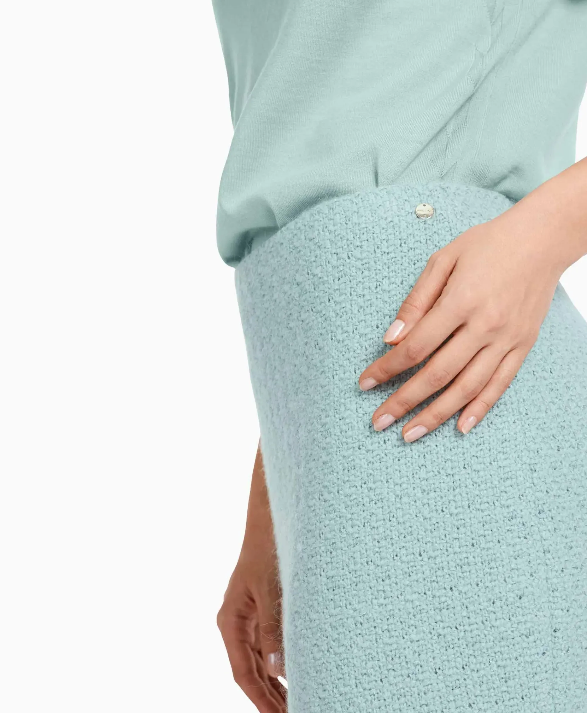 Rokken^Marccain Collectie Rok Vc 71.01 M02 Licht Blauw
