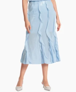 Rokken^Marccain Collectie Rok Wc 71.14 W44 Licht Blauw