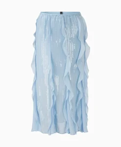 Rokken^Marccain Collectie Rok Wc 71.14 W44 Licht Blauw