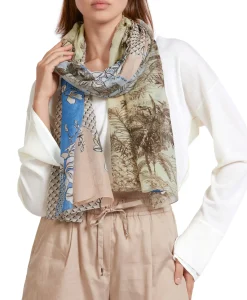 Sjaals^Marccain Collectie Sjaal Uc B4.15 Z08 Donker Groen