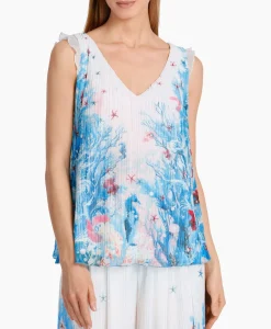 T-Shirts & Tops^Marccain Collectie Top Wc 61.26 J83 Aqua