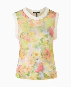 T-Shirts & Tops^Marccain Collectie Top Wc 61.09 M34 Midden Geel