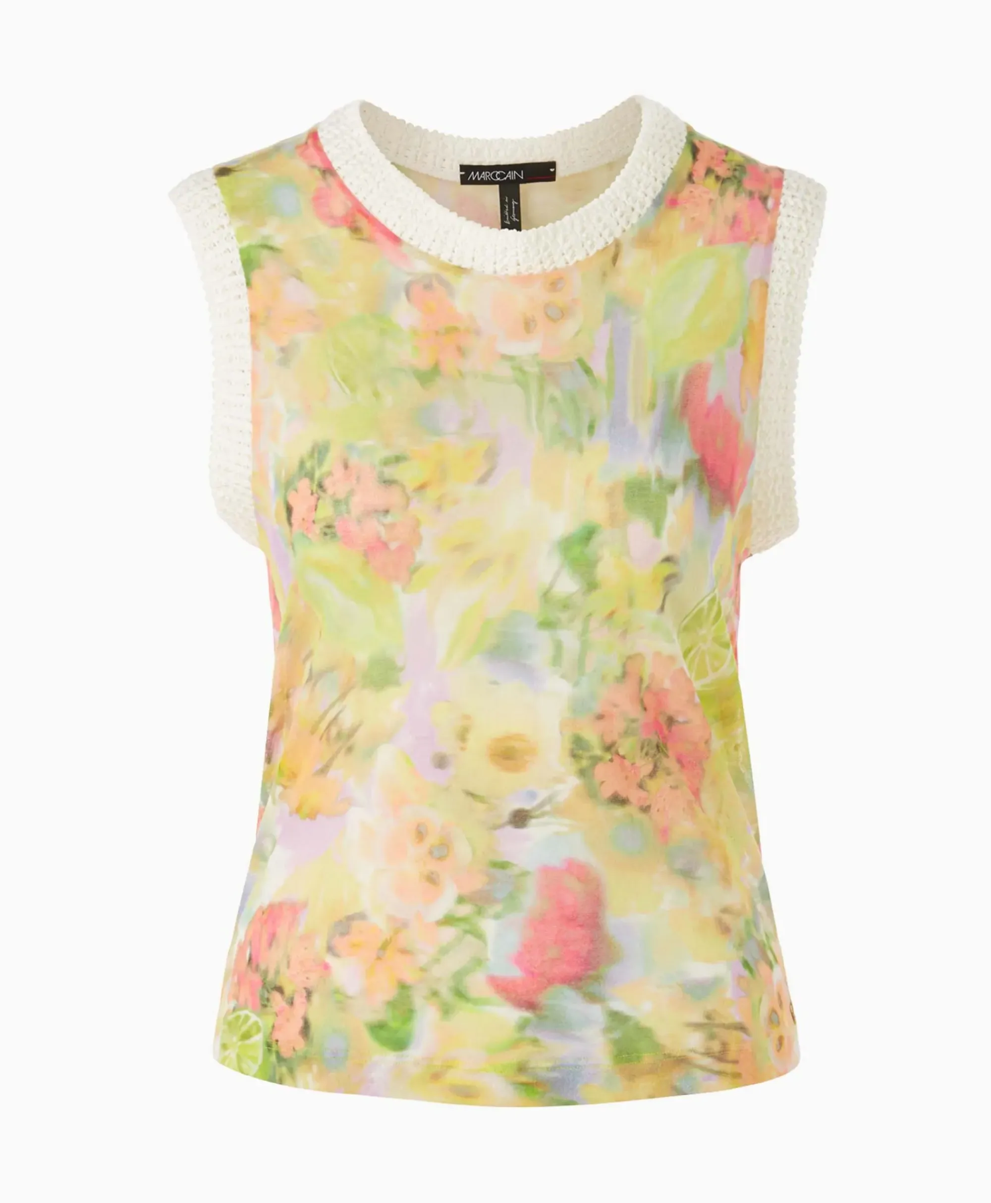T-Shirts & Tops^Marccain Collectie Top Wc 61.09 M34 Midden Geel