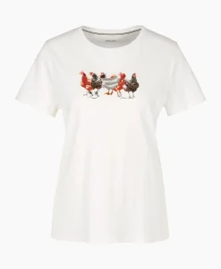 T-Shirts & Tops^Marccain Collectie T-Shirt Vc 48.32 J66 Off White