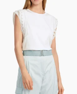 T-Shirts & Tops^Marccain Collectie T-Shirt Wc 48.44 J14 Wit