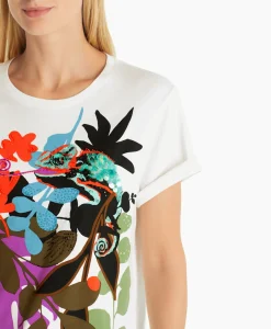 T-Shirts & Tops^Marccain Collectie T-Shirt Wc 48.10 J07 Off White