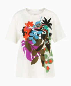 T-Shirts & Tops^Marccain Collectie T-Shirt Wc 48.10 J07 Off White