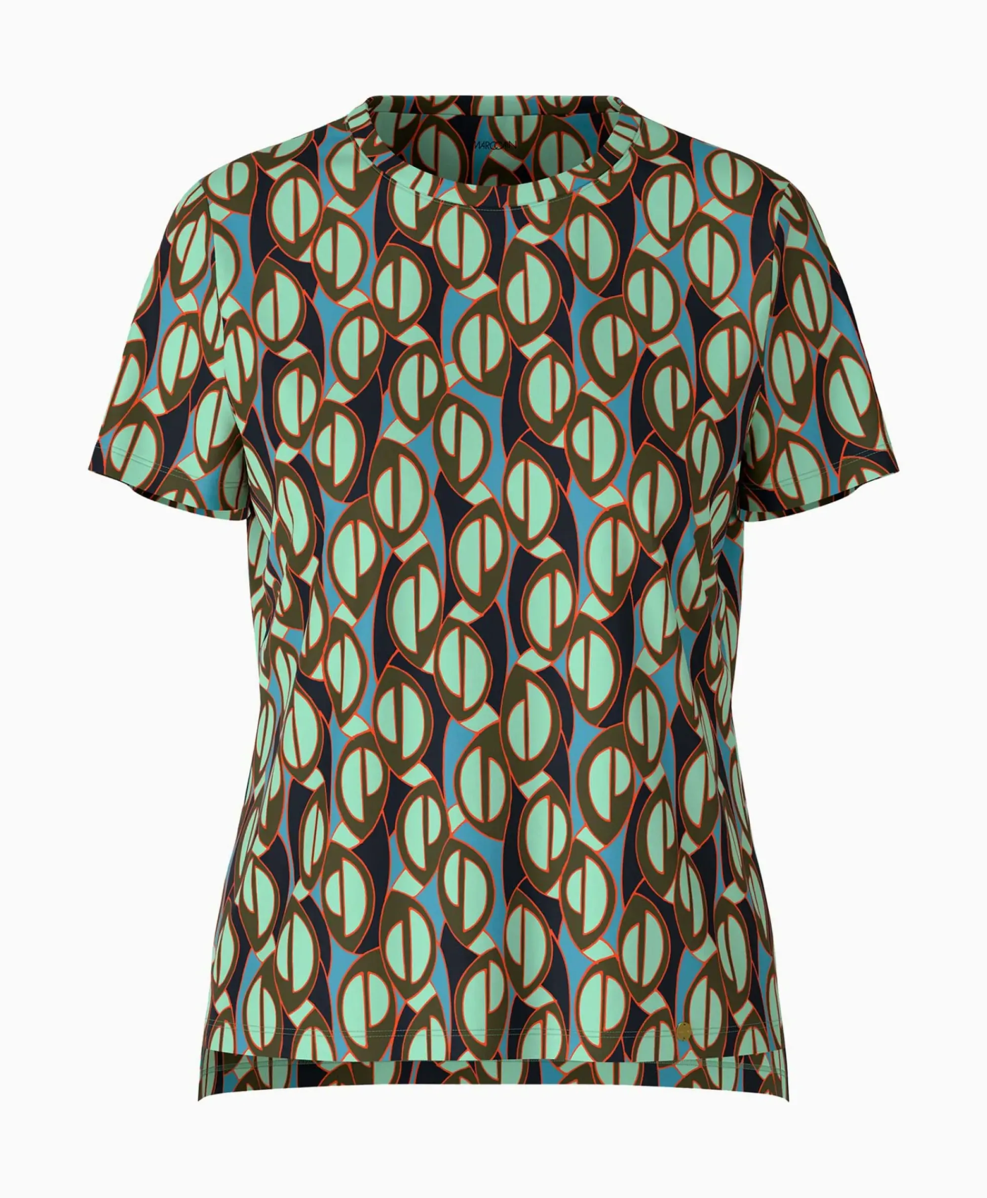 T-Shirts & Tops^Marccain Collectie T-Shirt Wc 48.16 J02 Groen