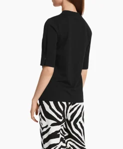 T-Shirts & Tops^Marccain Collectie T-Shirt Wc 48.24 J14 Zwart