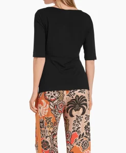 T-Shirts & Tops^Marccain Collectie T-Shirt Wc 48.57 J33 Zwart