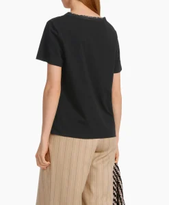 T-Shirts & Tops^Marccain Collectie T-Shirt Wc 48.41 J79 Zwart