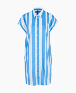 Blouses^Marccain Sport Jurk Ws 21.53 W84 Donker Blauw