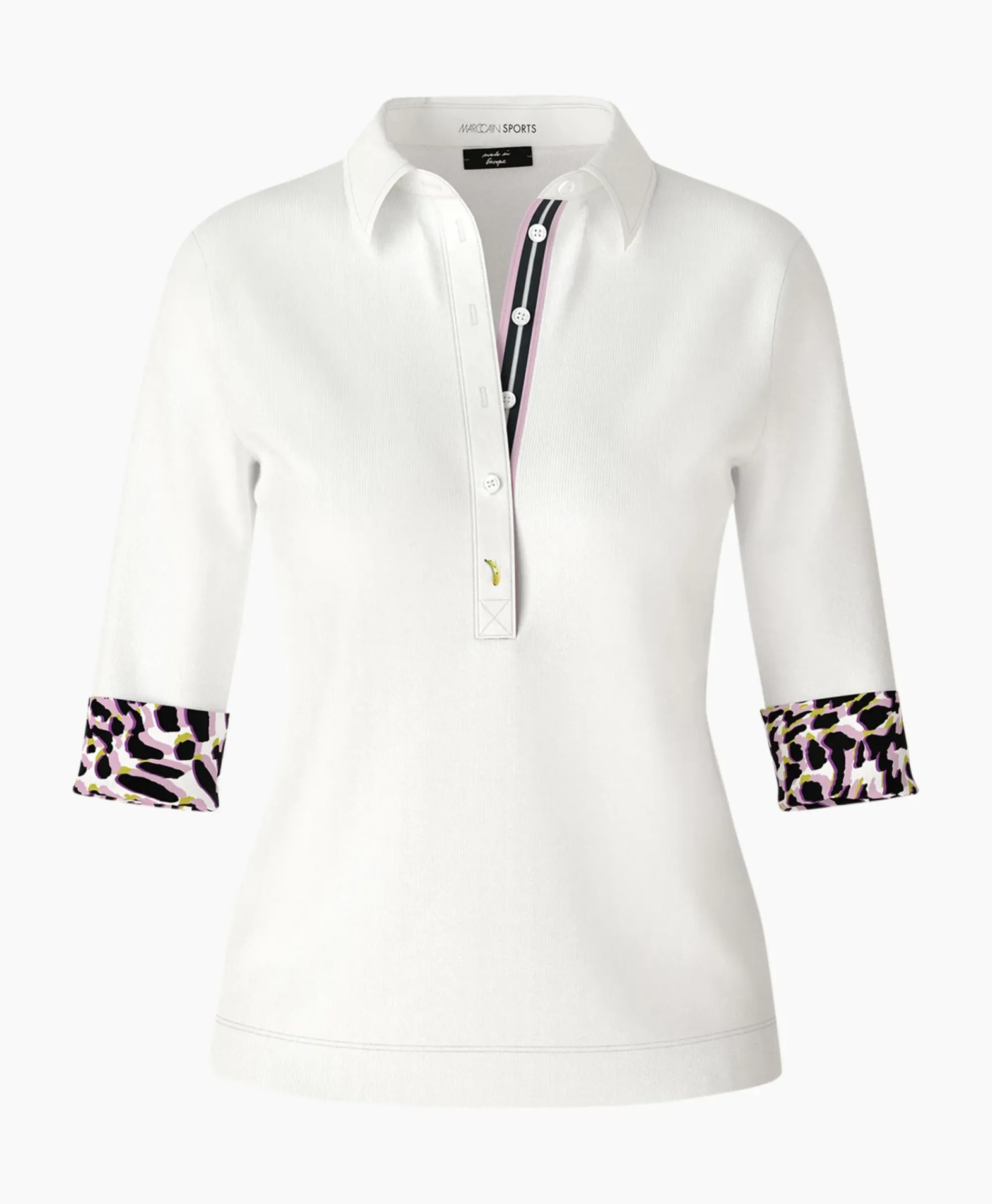 Polo's^Marccain Sport Polo Ws 53.06 J55 Off White