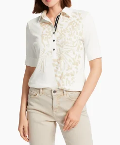 Polo's^Marccain Sport Polo Ws 53.03 J48 Off White