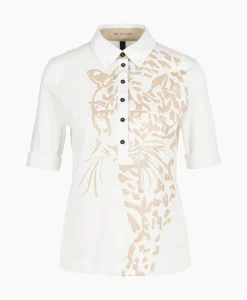 Polo's^Marccain Sport Polo Ws 53.03 J48 Off White