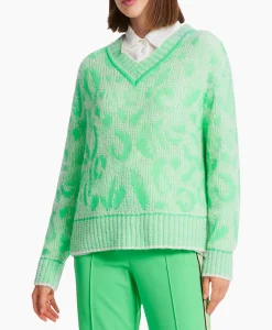 Truien^Marccain Sport Pullover Ws 41.03 M01 Groen