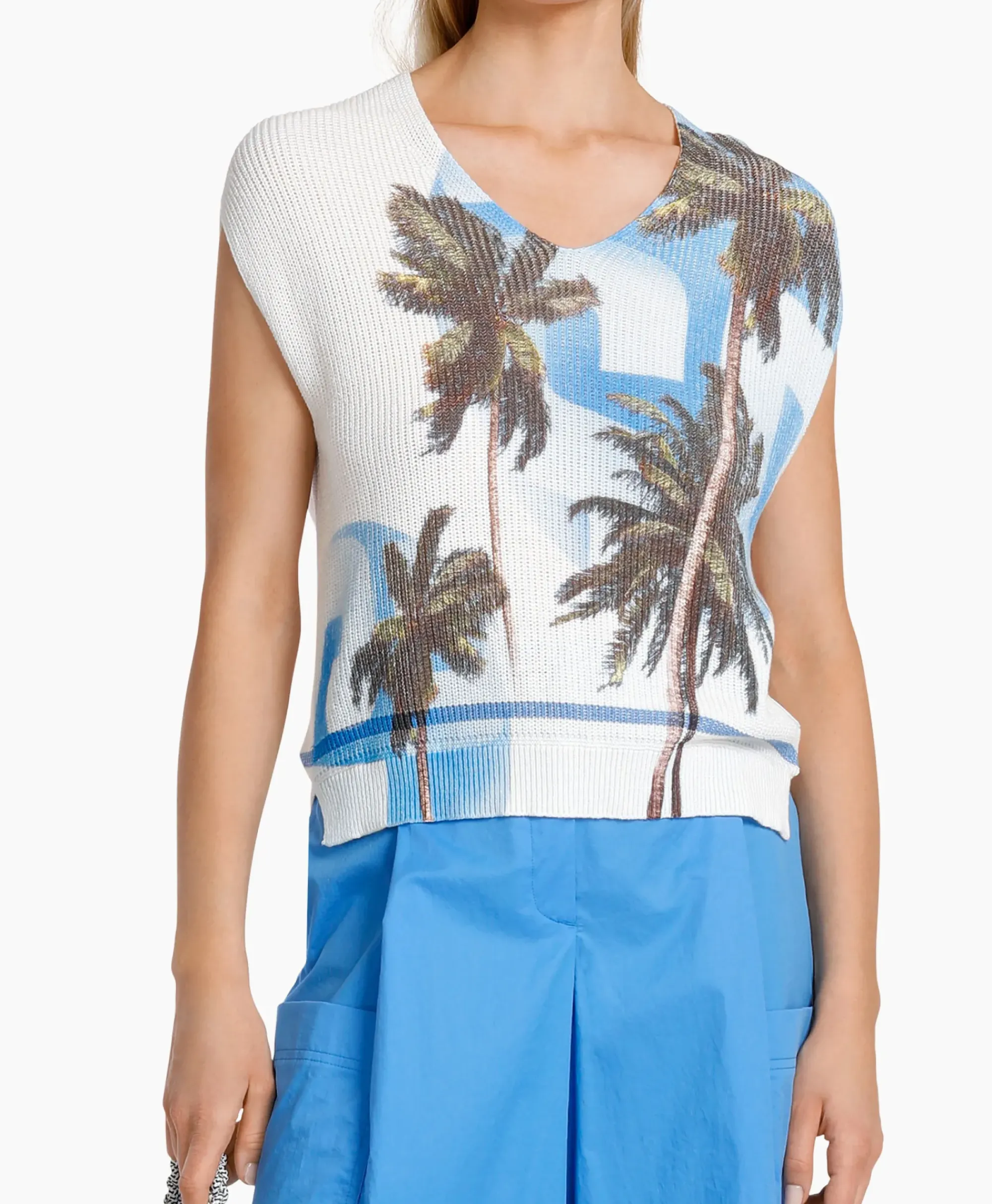 T-Shirts & Tops^Marccain Sport Top Ws 42.03 M33 Donker Blauw
