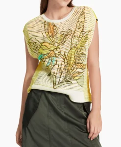 T-Shirts & Tops^Marccain Sport Top Ws 42.01 M19 Geel