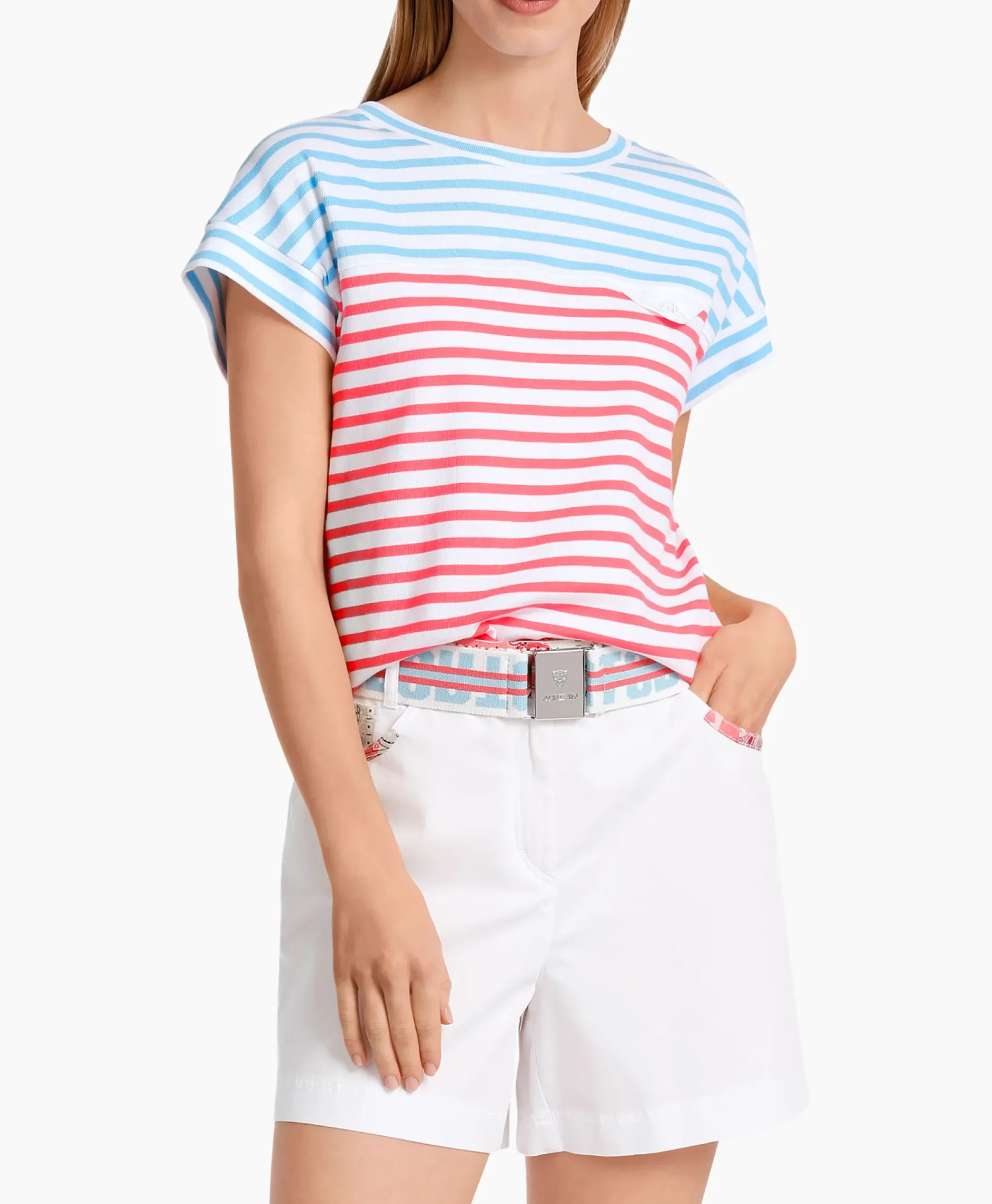 T-Shirts & Tops^Marccain Sport T-Shirt Ws 48.42 J90 Blauw