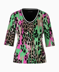 T-Shirts & Tops^Marccain Sport T-Shirt Ws 48.19 J56 Groen