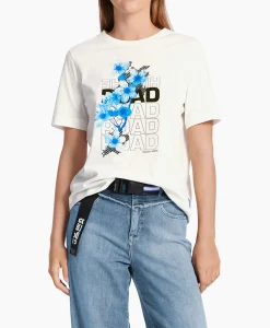 T-Shirts & Tops^Marccain Sport T-Shirt Ws 48.20 J36 Off White