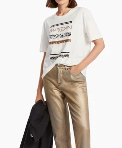 T-Shirts & Tops^Marccain Sport T-Shirt Ws 48.21 J58 Off White