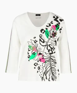 T-Shirts & Tops^Marccain Sport T-Shirt Ws 48.18 J54 Off White