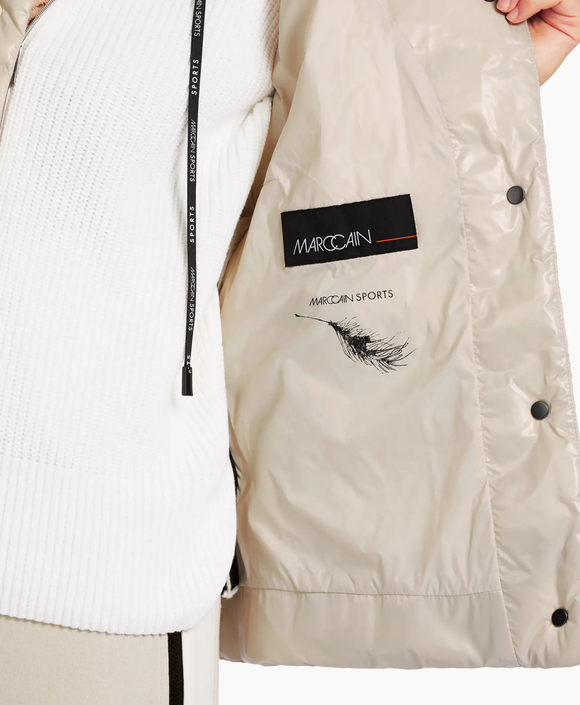 Jassen^Marccain Sport Vest Ws 37.01 W02 Grijs