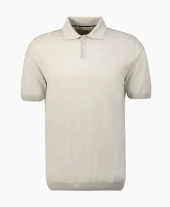 Polo's^Maurizio Baldassari Polo Light Knitted Licht Grijs