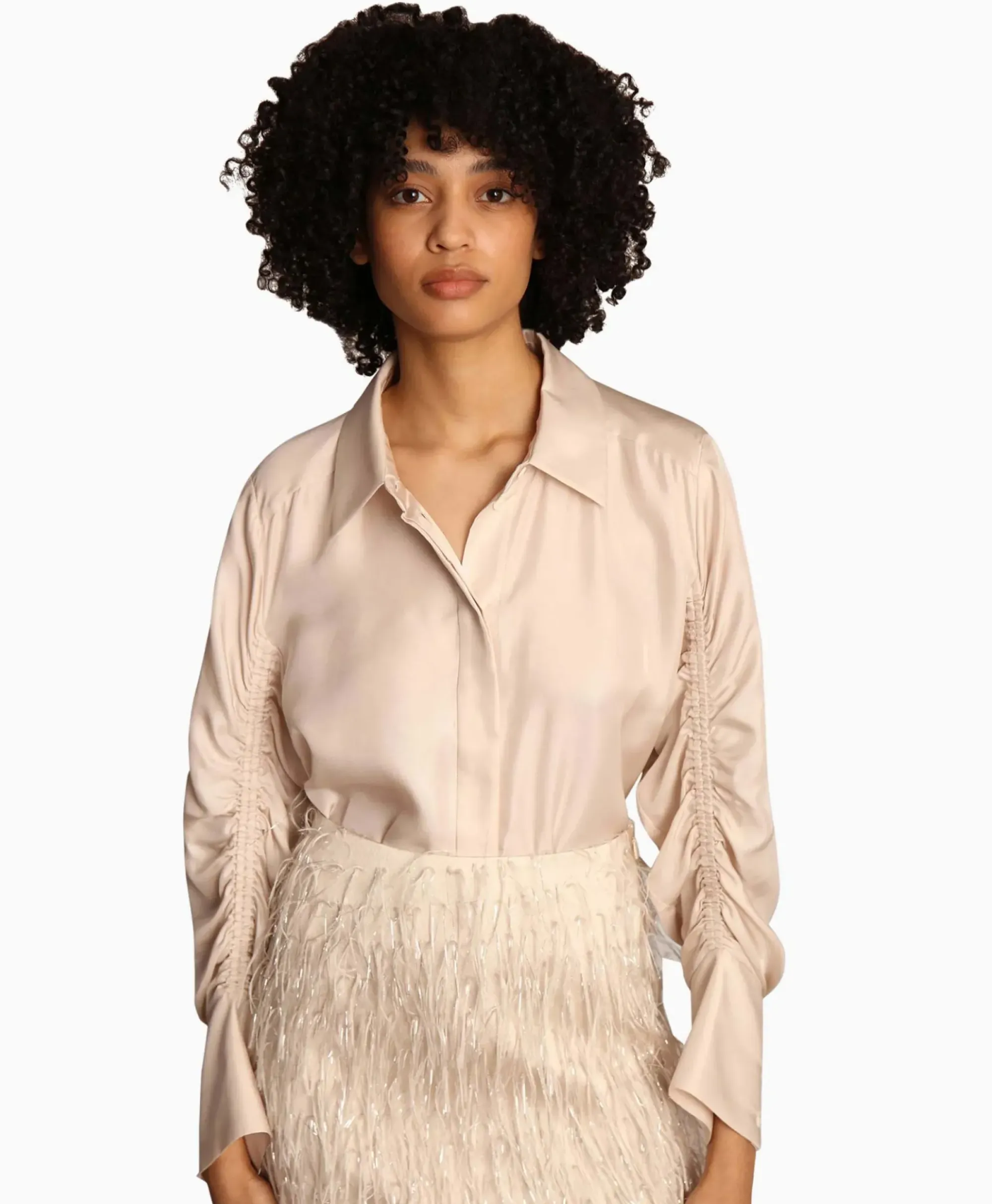 Blouses^Munthe Blouse Leslea Beige