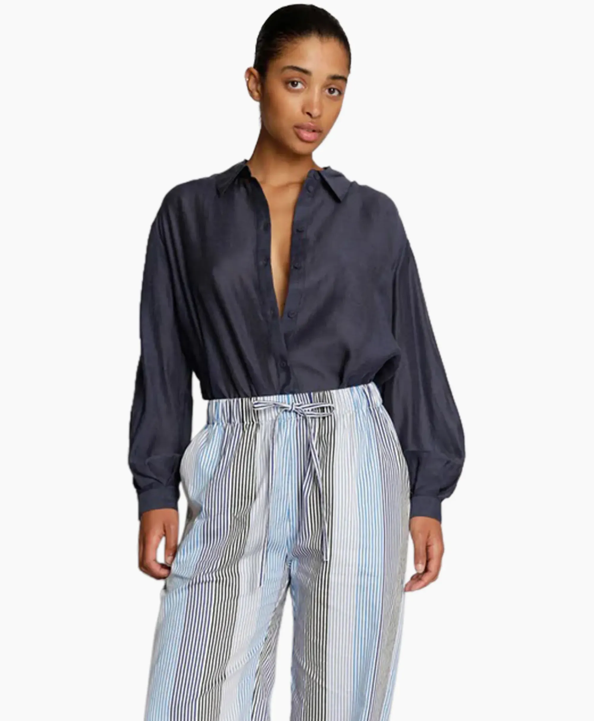 Blouses^Munthe Blouse Mavender Donker Blauw