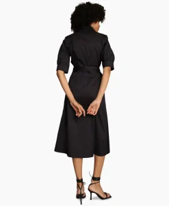Jurken^Munthe Midi Jurk Bobula Blauw